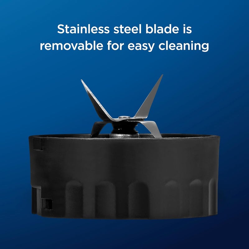 Oster خلاط شخصي MyBlend Plus سعة 20 أونصة خالي من BPA محمول 500 واط مع وظيفة لمسة واحدة وشفرة من الفولاذ المقاوم للصدأ وضمان رضا لمدة 3 سنوات - Image 3